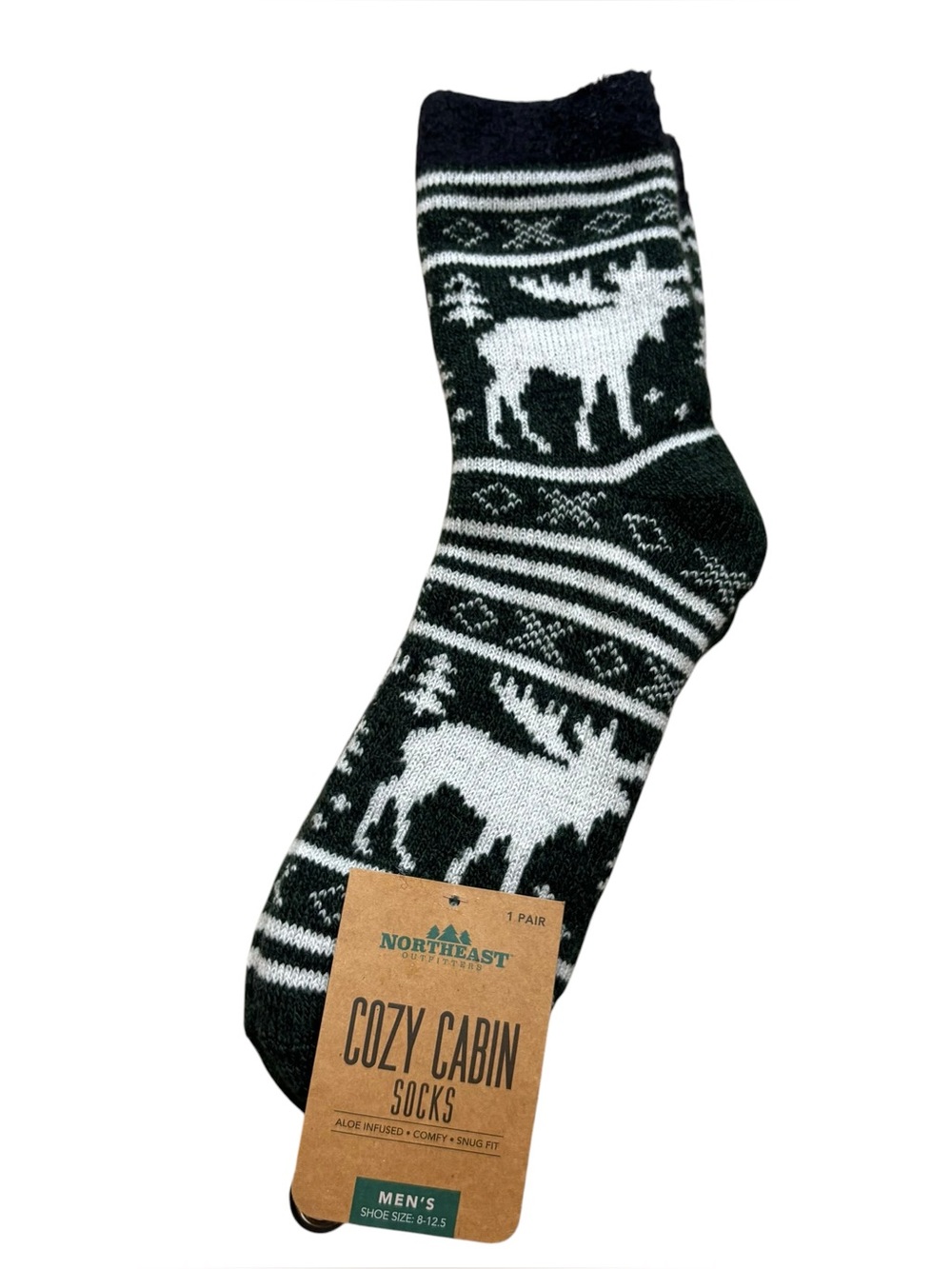 Brand new with Tags Northeast Outfitters Brand Men’s Cozy Cabin Socks One Size